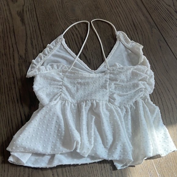 Urban outfitters white polka dot tank top size small - Picture 2 of 3